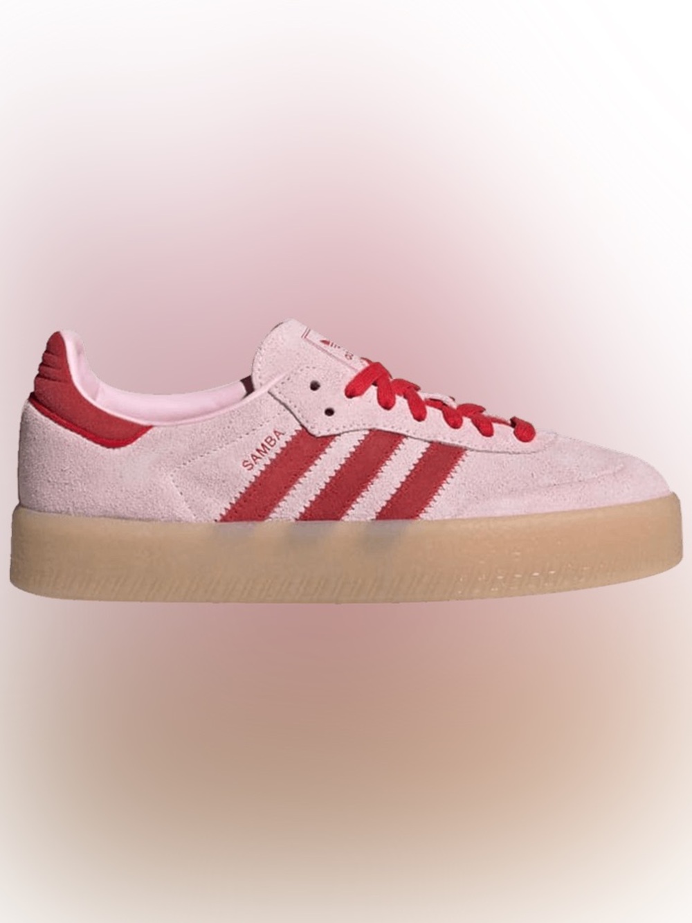 adidas Women’s Sambae in Clear Pink Scarlet Gum
